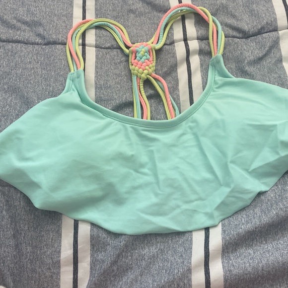 Cute Teal 2-Piece Swimsuit - Picture 2 of 9